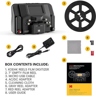 Kodak REELS Film Scanner and Converter for 8mm and Super Film