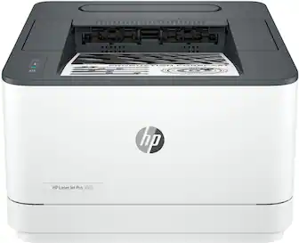 The text on the image reads "hp Laser Jet Pro 3001."