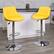 Alt View 12. Alamont Home - Caldwell Contemporary Vinyl Barstool (set of 2) - Yellow.