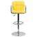 Alt View 11. Alamont Home - Genna Contemporary Vinyl Barstool (set of 2) - Yellow.