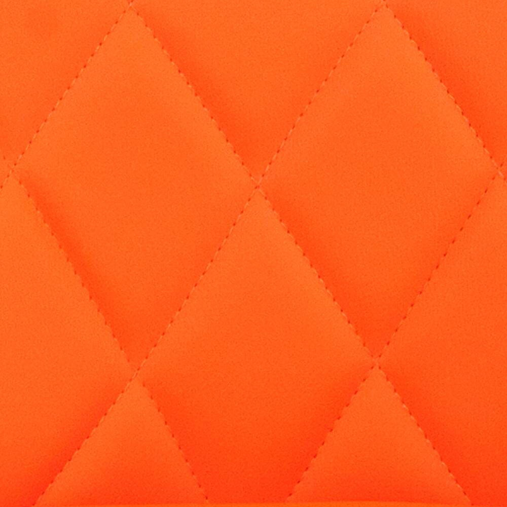 Alt View 18. Alamont Home - Caldwell Contemporary Vinyl Barstool (set of 2) - Orange.