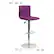 Alt View 13. Alamont Home - Vincent Contemporary Vinyl Barstool (set of 2) - Purple.