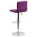 Alt View 14. Alamont Home - Vincent Contemporary Vinyl Barstool (set of 2) - Purple.