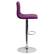 Alt View 16. Alamont Home - Vincent Contemporary Vinyl Barstool (set of 2) - Purple.