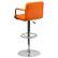 Alt View 14. Alamont Home - Genna Contemporary Vinyl Barstool (set of 2) - Orange.