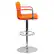 Alt View 16. Alamont Home - Genna Contemporary Vinyl Barstool (set of 2) - Orange.