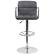 Alt View 11. Alamont Home - Genna Contemporary Vinyl Barstool (set of 2) - Gray.