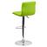 Alt View 14. Alamont Home - Vincent Contemporary Vinyl Barstool (set of 2) - Green.