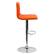 Alt View 16. Alamont Home - Vincent Contemporary Vinyl Barstool (set of 2) - Orange.