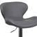 Alt View 17. Alamont Home - Denville Contemporary Vinyl Barstool (set of 2) - Gray Vinyl.