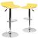 Front. Alamont Home - Athens Contemporary Vinyl Barstool (set of 2) - Yellow.