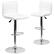 Front. Alamont Home - Vincent Contemporary Vinyl Barstool (set of 2) - White.