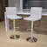 Alt View 12. Alamont Home - Vincent Contemporary Vinyl Barstool (set of 2) - White.