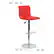 Alt View 13. Alamont Home - Vincent Contemporary Vinyl Barstool (set of 2) - Red.