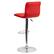 Alt View 14. Alamont Home - Vincent Contemporary Vinyl Barstool (set of 2) - Red.