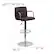 Alt View 13. Alamont Home - Genna Contemporary Vinyl Barstool (set of 2) - Brown.