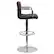 Alt View 16. Alamont Home - Genna Contemporary Vinyl Barstool (set of 2) - Brown.