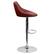 Alt View 16. Alamont Home - Caldwell Contemporary Vinyl Barstool (set of 2) - Burgundy.