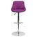 Alt View 11. Alamont Home - Caldwell Contemporary Vinyl Barstool (set of 2) - Purple.