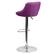 Alt View 14. Alamont Home - Caldwell Contemporary Vinyl Barstool (set of 2) - Purple.