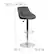 Alt View 13. Alamont Home - Caldwell Contemporary Vinyl Barstool (set of 2) - Gray.