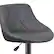Alt View 15. Alamont Home - Caldwell Contemporary Vinyl Barstool (set of 2) - Gray.