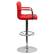 Alt View 16. Alamont Home - Genna Contemporary Vinyl Barstool (set of 2) - Red.