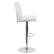 Alt View 16. Alamont Home - Charles Contemporary Vinyl Barstool (set of 2) - White.