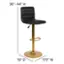 Alt View 13. Alamont Home - Vincent Contemporary Vinyl Barstool (set of 2) - Black.