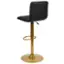 Alt View 14. Alamont Home - Vincent Contemporary Vinyl Barstool (set of 2) - Black.