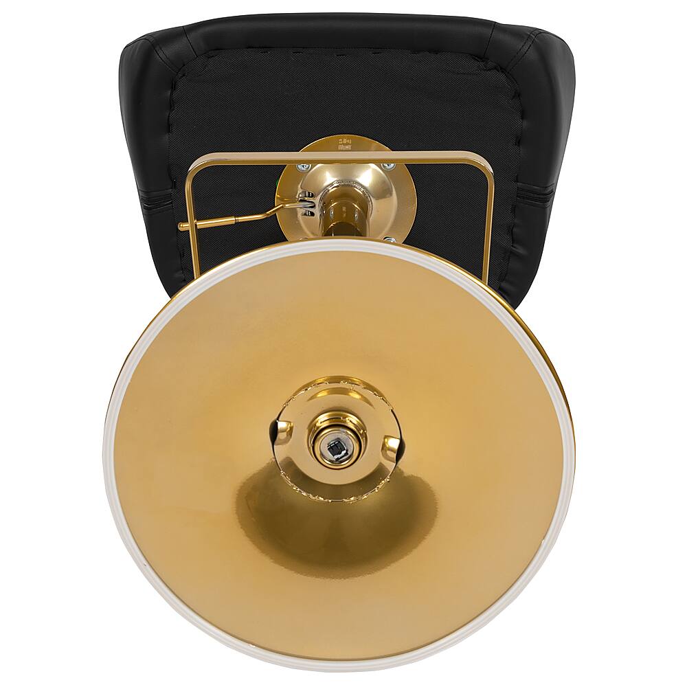 Alt View 18. Alamont Home - Erik Contemporary Vinyl Barstool (set of 2) - Black.