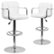 Front Zoom. Flash Furniture - Genna Contemporary Vinyl Barstool (set of 2) - White.