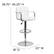Alt View 13. Alamont Home - Genna Contemporary Vinyl Barstool (set of 2) - White.