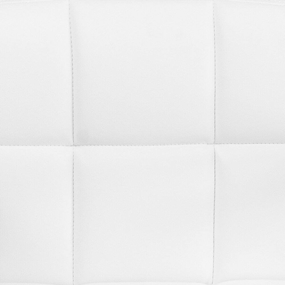 Alt View 18. Alamont Home - Genna Contemporary Vinyl Barstool (set of 2) - White.