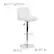 Alt View 13. Alamont Home - Marietta Contemporary Vinyl Barstool (set of 2) - White.