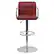 Alt View 11. Alamont Home - Genna Contemporary Vinyl Barstool (set of 2) - Burgundy.