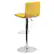 Alt View 14. Alamont Home - Vincent Contemporary Vinyl Barstool (set of 2) - Yellow.