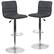 Front. Alamont Home - Vincent Contemporary Vinyl Barstool (set of 2) - Gray.