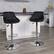 Alt View 12. Alamont Home - Caldwell Contemporary Vinyl Barstool (set of 2) - Black.