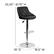 Alt View 13. Alamont Home - Caldwell Contemporary Vinyl Barstool (set of 2) - Black.
