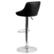 Alt View 14. Alamont Home - Caldwell Contemporary Vinyl Barstool (set of 2) - Black.