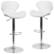 Front. Alamont Home - Denville Contemporary Vinyl Barstool (set of 2) - White Vinyl.
