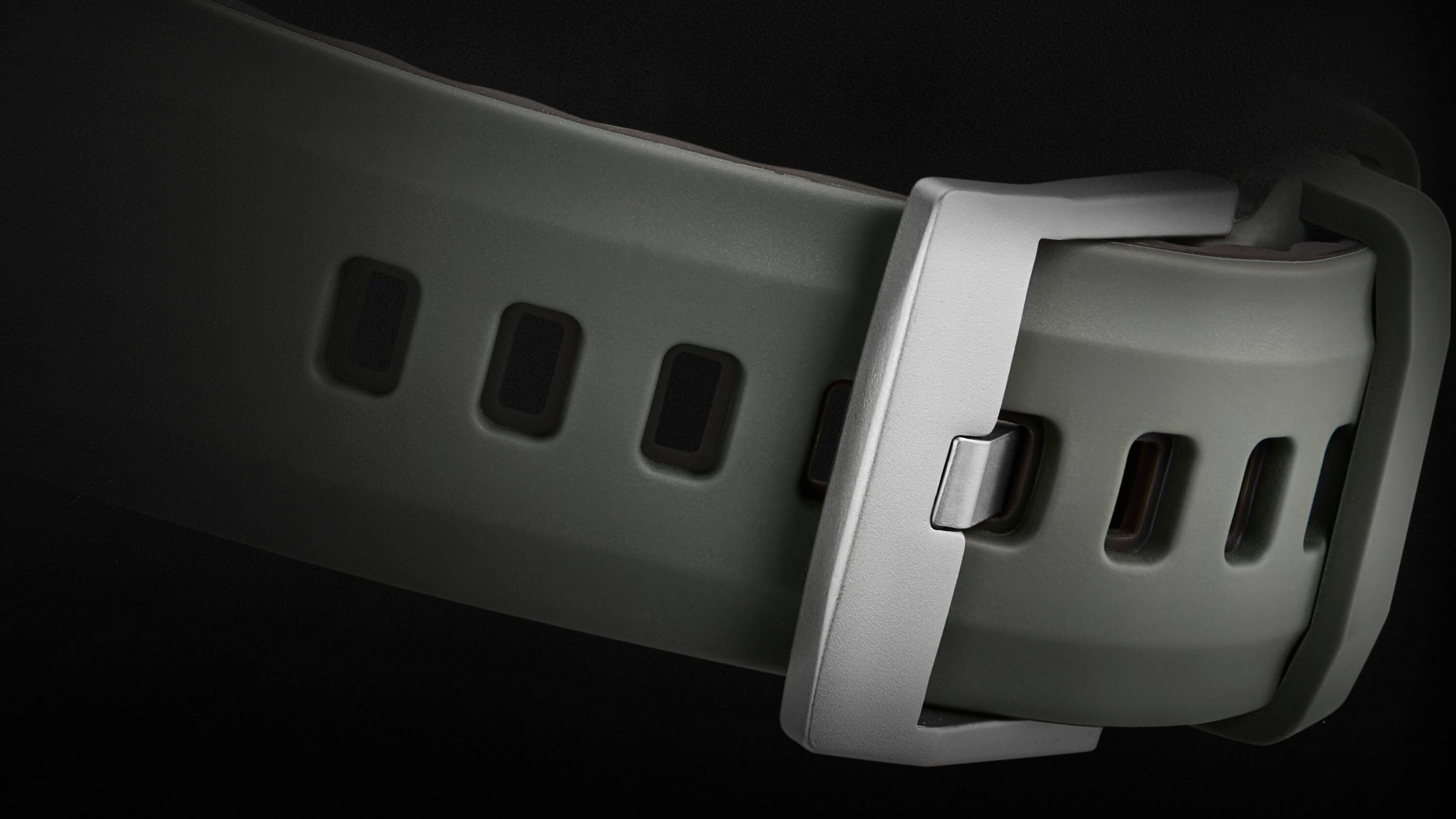 Alt View 11. Platinum™ - Rugged Silicone Band for Apple Watch 42mm, 44mm, 45mm (Series 1-9) and Apple Watch Ultra Series 1-2 49mm - Green.