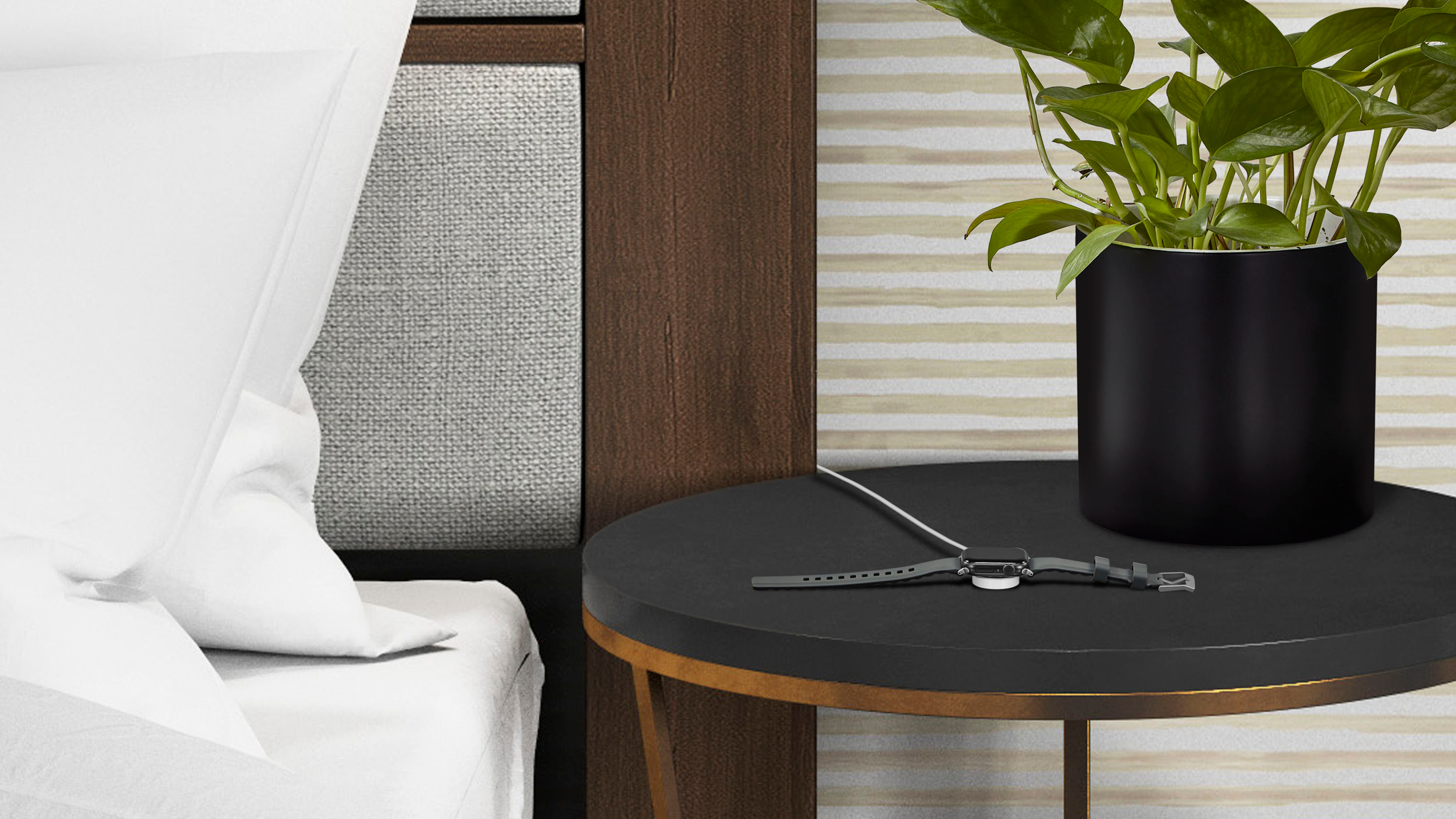 Alt View 13. Platinum™ - Rugged Silicone Band for Apple Watch 42mm, 44mm, 45mm (Series 1-9) and Apple Watch Ultra Series 1-2 49mm - Green.