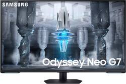 Samsung - Odyssey Neo G7 43" Mini 4K UHD 1ms AMD FreeSync Premium Pro Smart Gaming Monitor with HDR600 (DisplayPort, HDMI) - Black - Front_Zoom