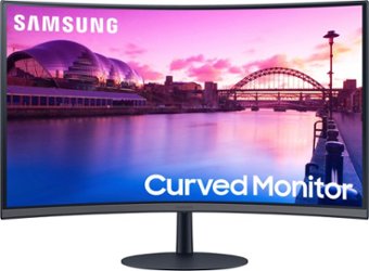 Samsung - S39C series 32" LED 1000R Curved FHD FreeSync Monitor with Speakers - Front_Zoom