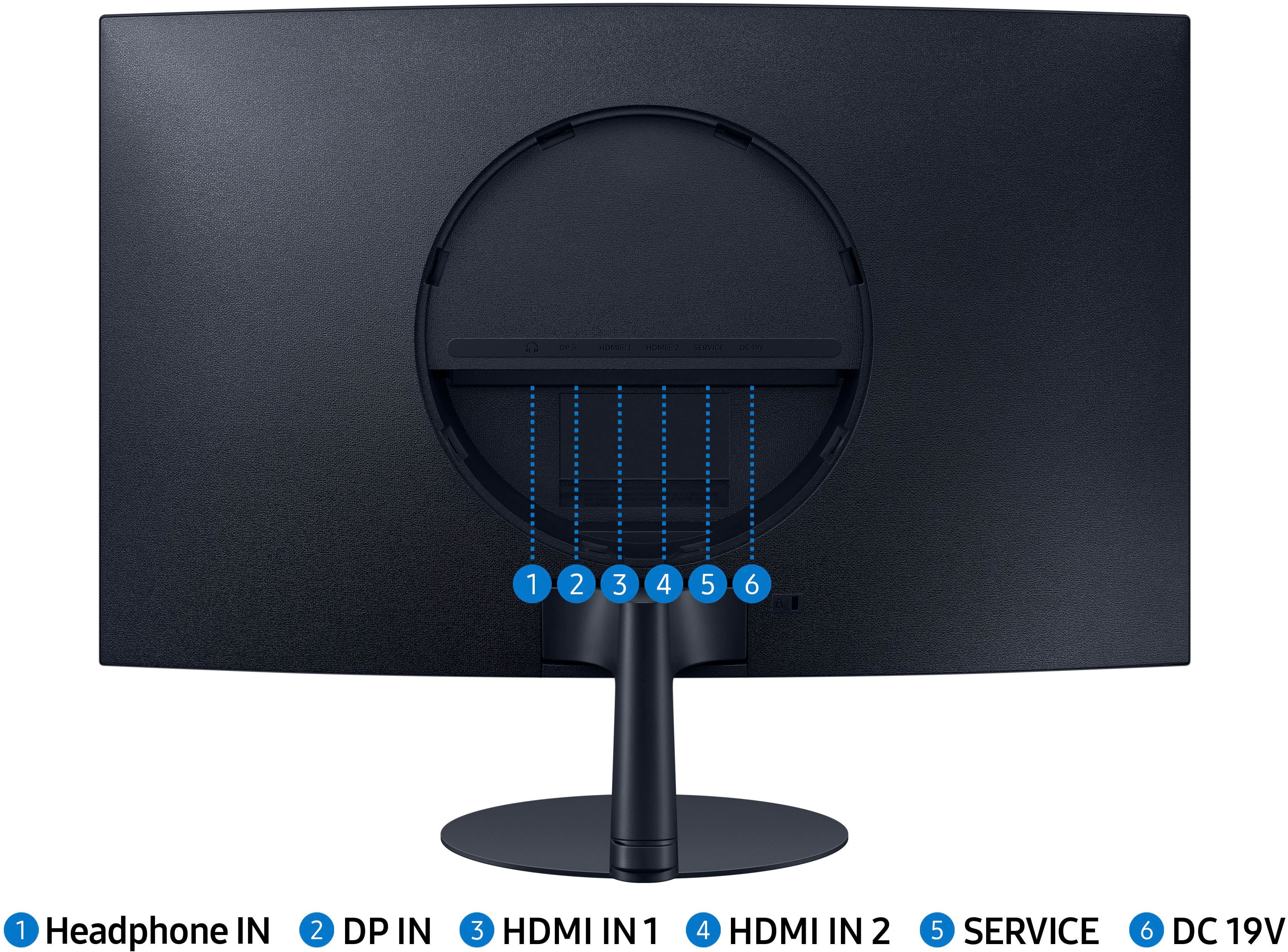 Alt View 15. Samsung - 27" S39C series 1000R Curved FHD FreeSync Monitor (DisplayPort, HDMI) - Black.