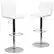 Front. Alamont Home - Sammie Contemporary Vinyl Barstool (set of 2) - White.