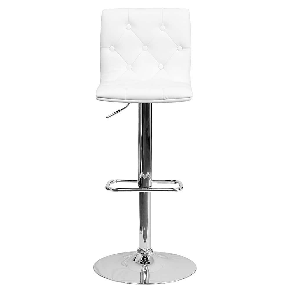 Flash Furniture – Sammie Contemporary Vinyl Barstool (set of 2) – White Sansujyuku sansujyuku.com