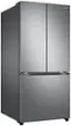 Alt View 1. Samsung - 25 cu. ft. 3-Door French Door Smart Refrigerator with Beverage Center - Stainless Steel.